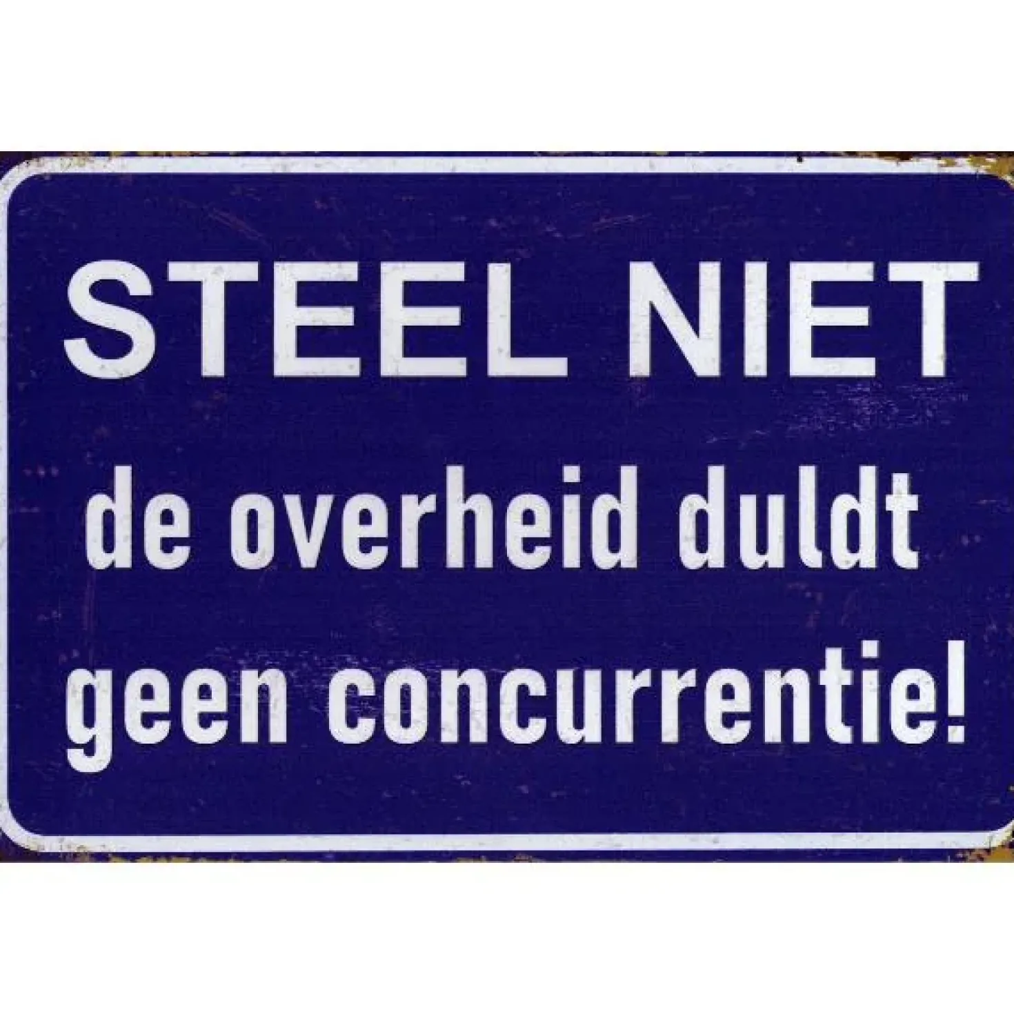 Steel niet - metalen bord