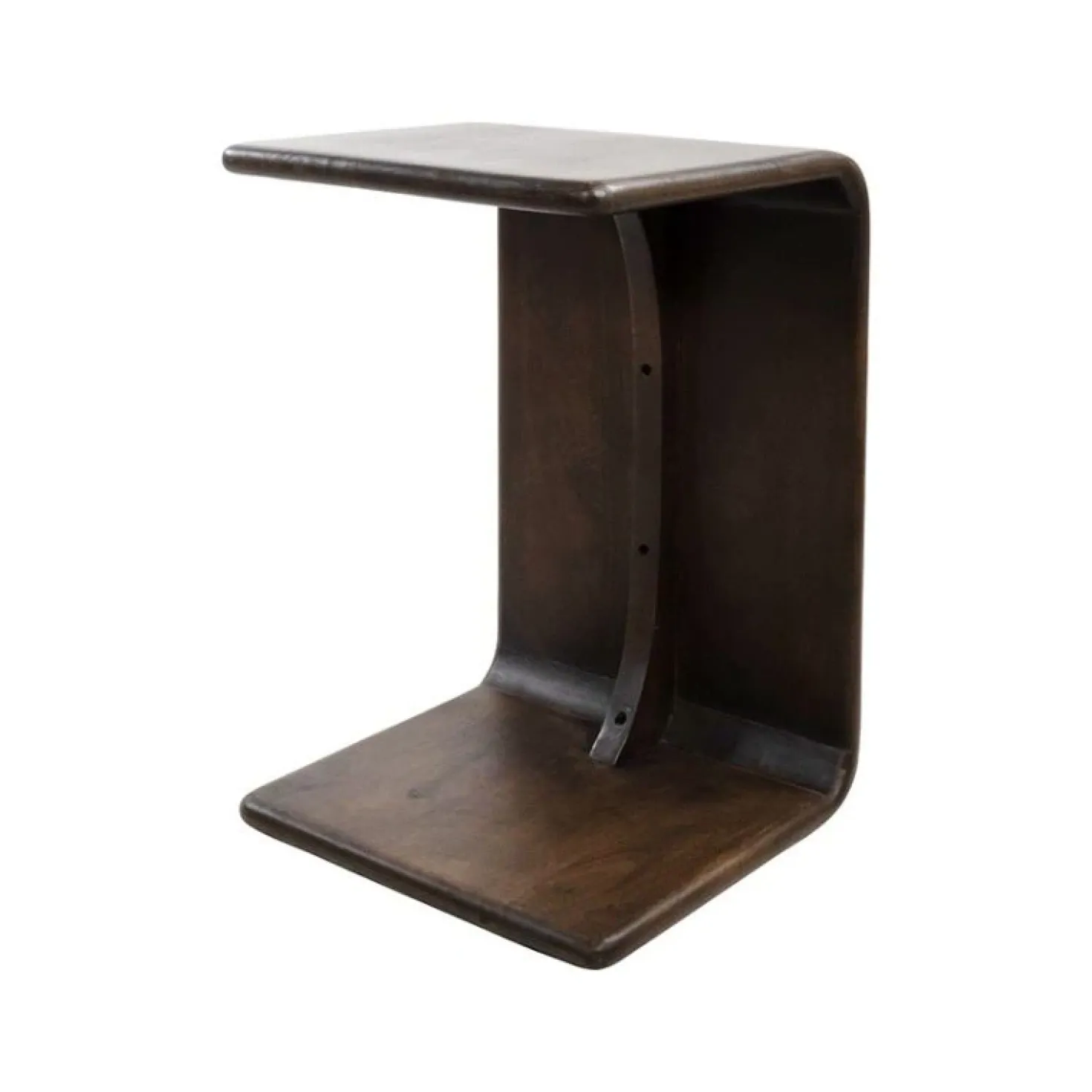 Stella Bijzettafel organisch Walnoot 40cm