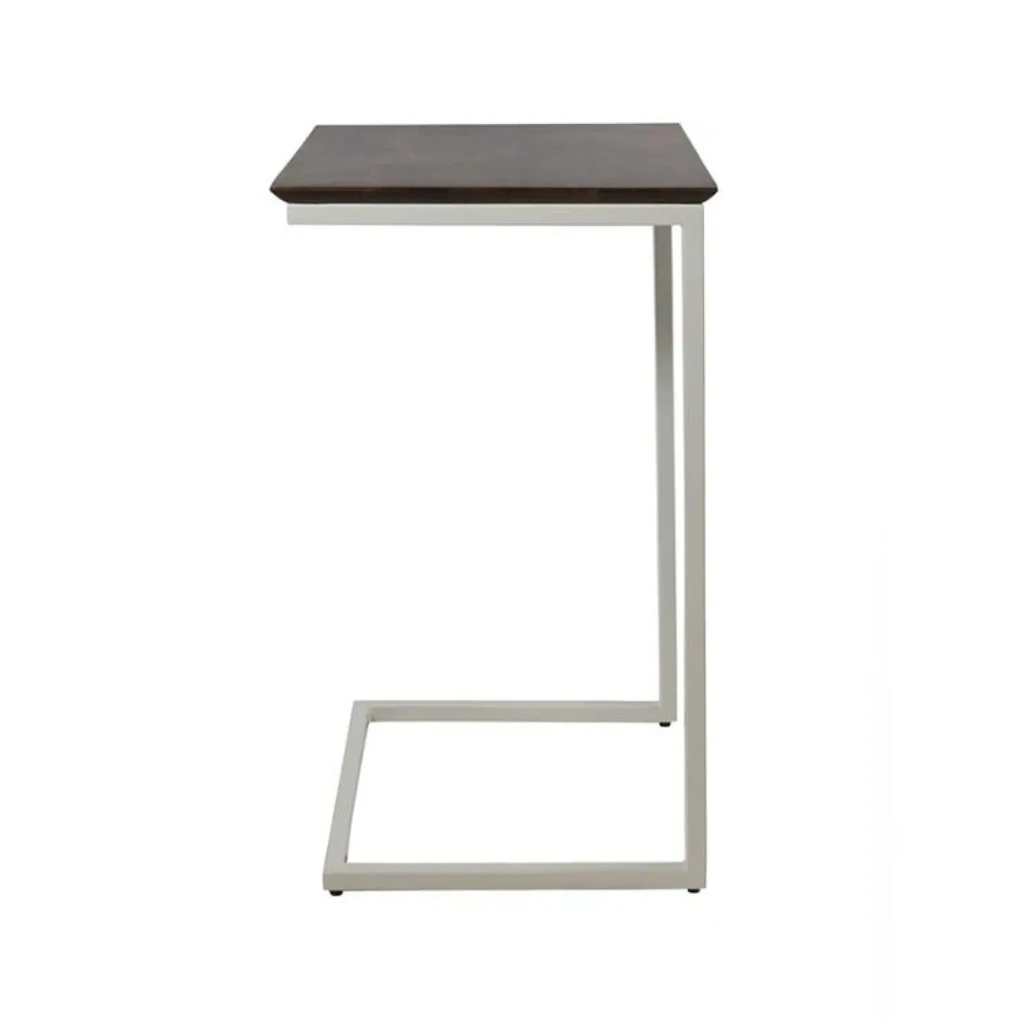 Stella Bijzettafel vierkant Walnoot 40cm