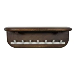 Stella Kapstok 7 haaks met hoedenplank 60cm