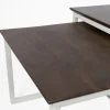 Stella Salontafel set van 2 vierkant Walnoot