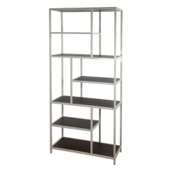 Stella Vakkenkast open Walnoot 84cm