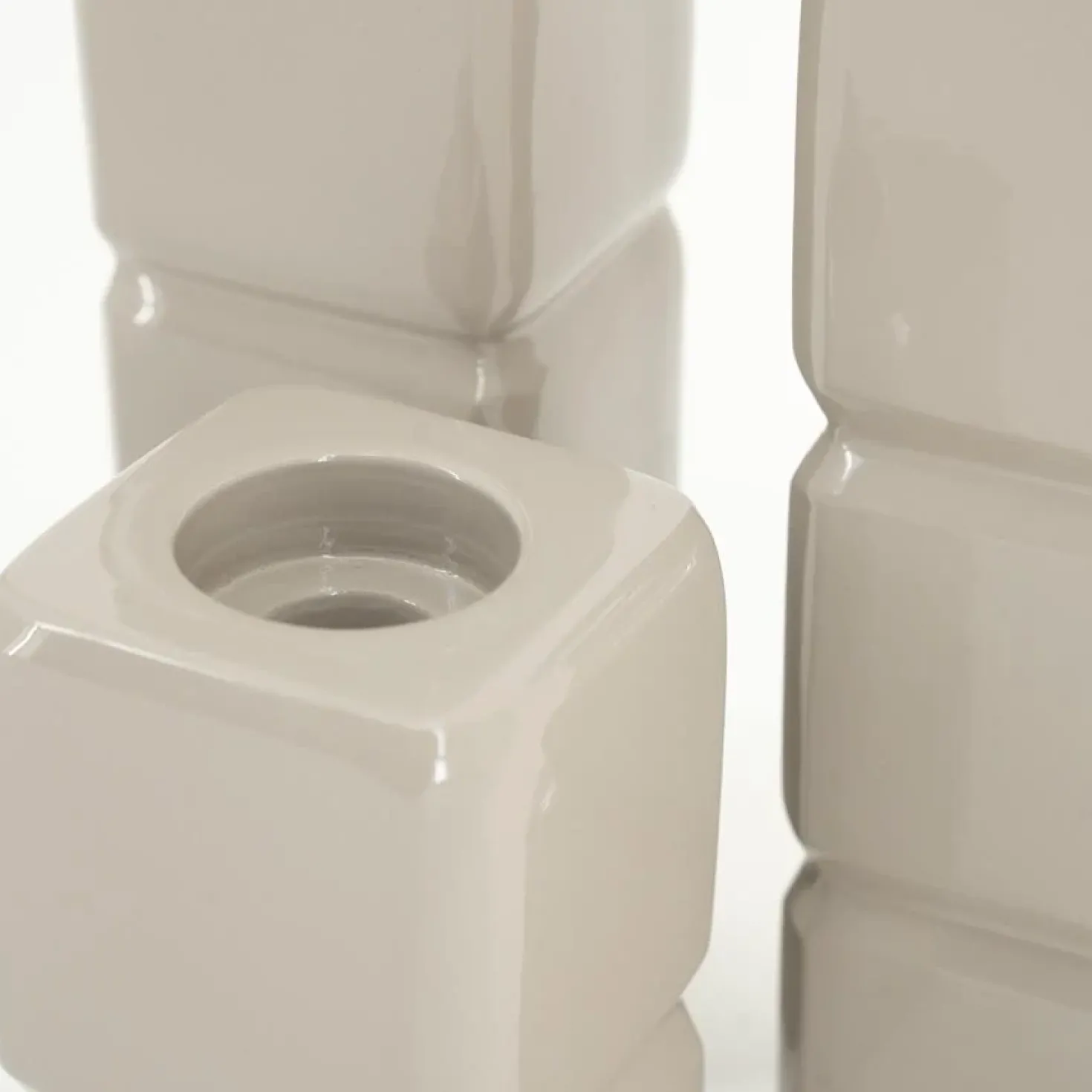 Steve Kaarshouder set van 3 Taupe