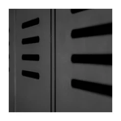 Stijn Lockerkast 2-Deurs Zwart 103cm