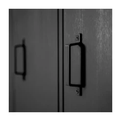Stijn Lockerkast 2-Deurs Zwart 103cm