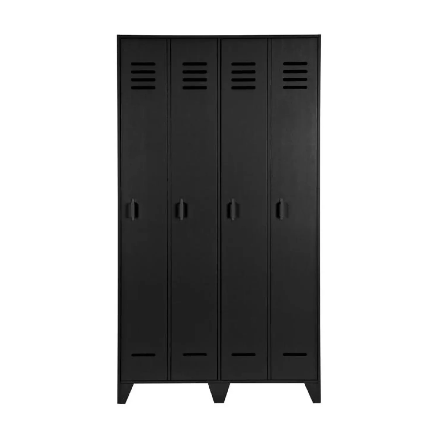 Stijn Lockerkast 2-Deurs Zwart 103cm