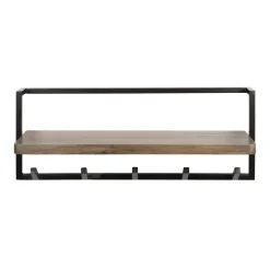 Stockton Kapstok 6 haken Bruin 85cm