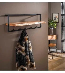 Stockton kapstok met hoedenplank 6 haken