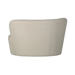 Stone Bankje Links Boucle Creme 112cm
