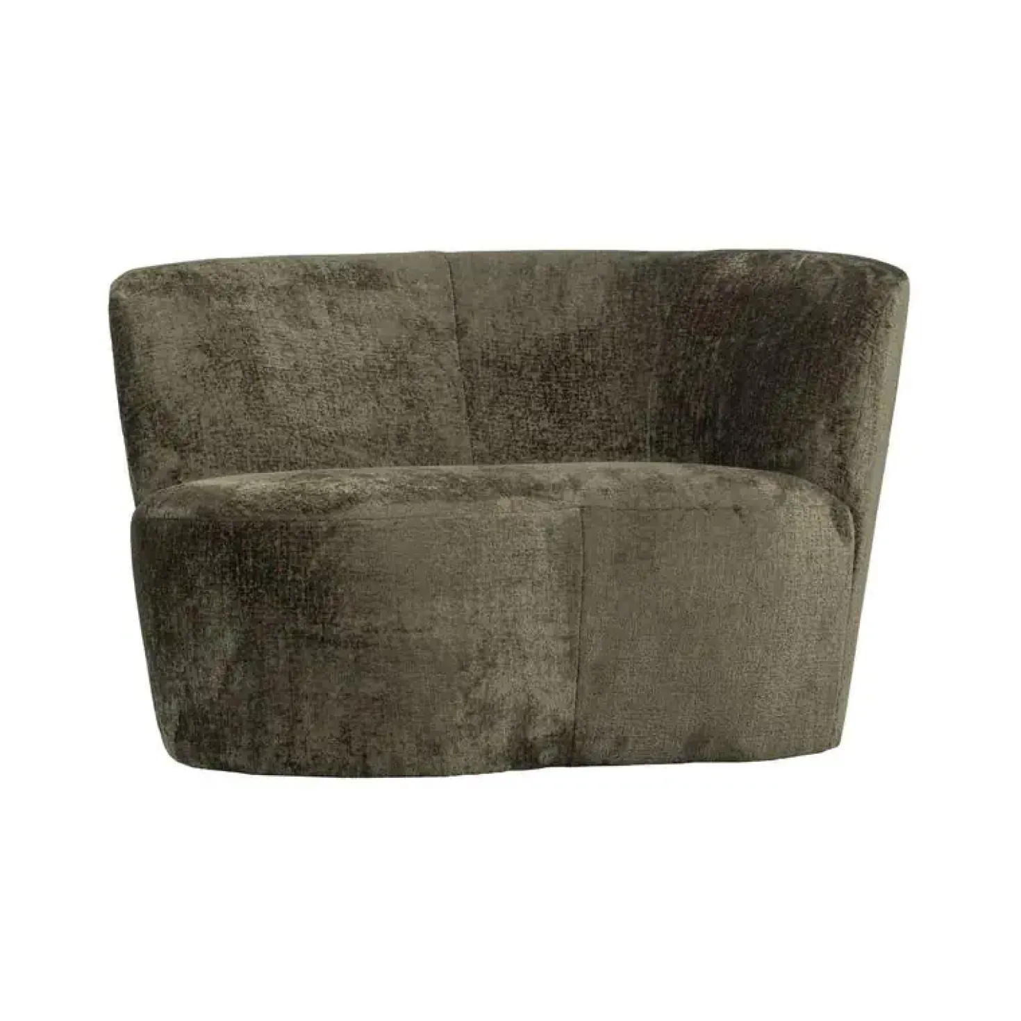 Stone Bankje Rechts Warm Groen 112cm