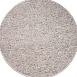 Stone vloerkleed Donker Beige Rond 160x160cm