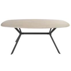 Strato Eetkamertafel deens ovaal Travertin 180cm