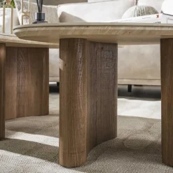 Strato Salontafel set van 2 Travertin