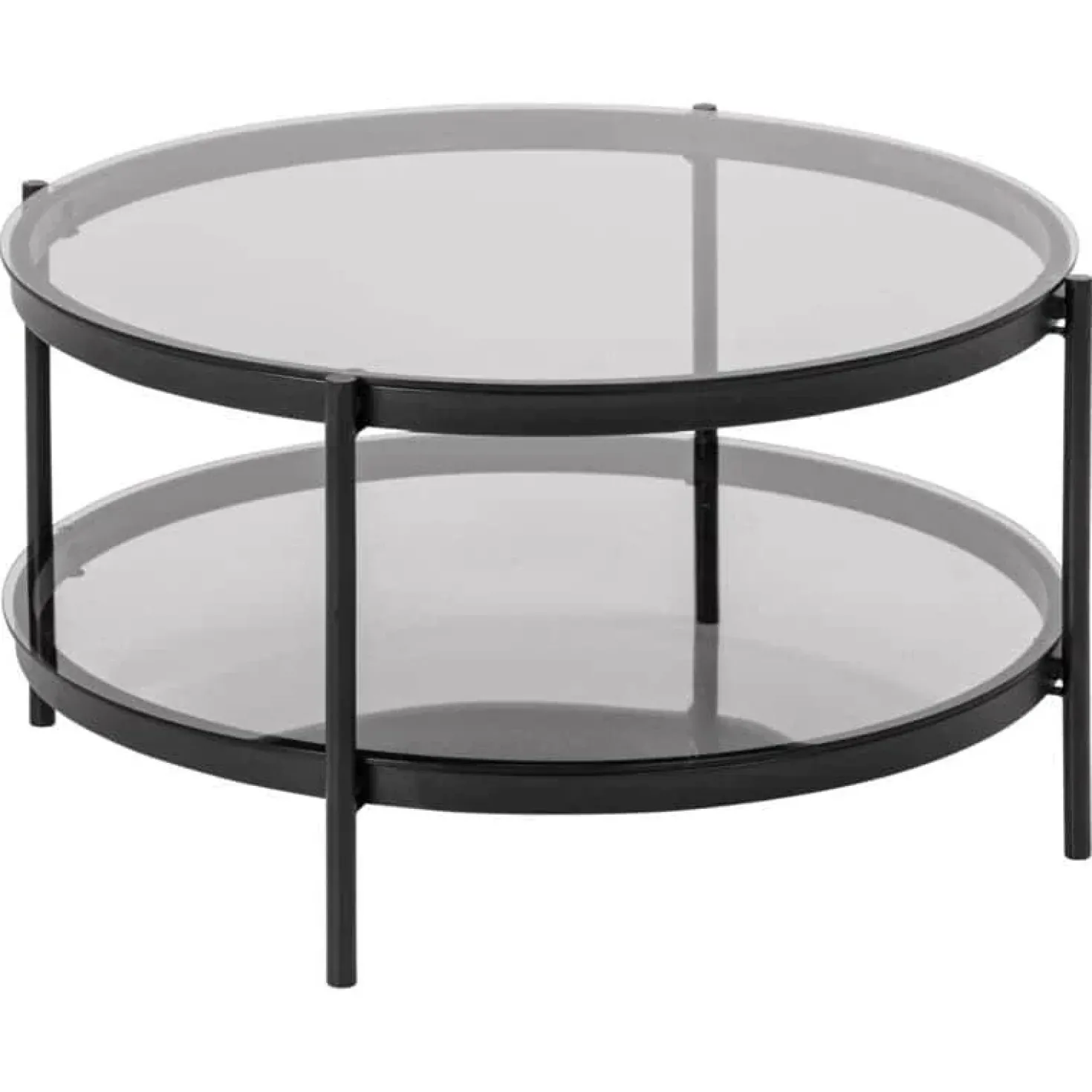 Stryn Salontafel Rond Zwart 79cm