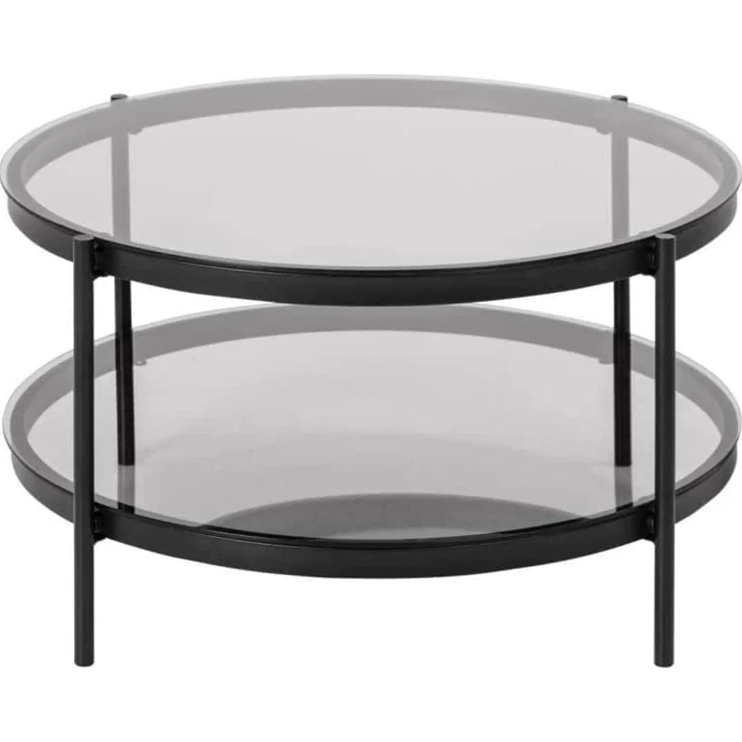 Stryn Salontafel Rond Zwart 79cm