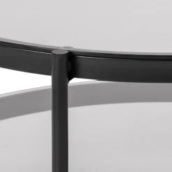 Stryn Salontafel Rond Zwart 79cm