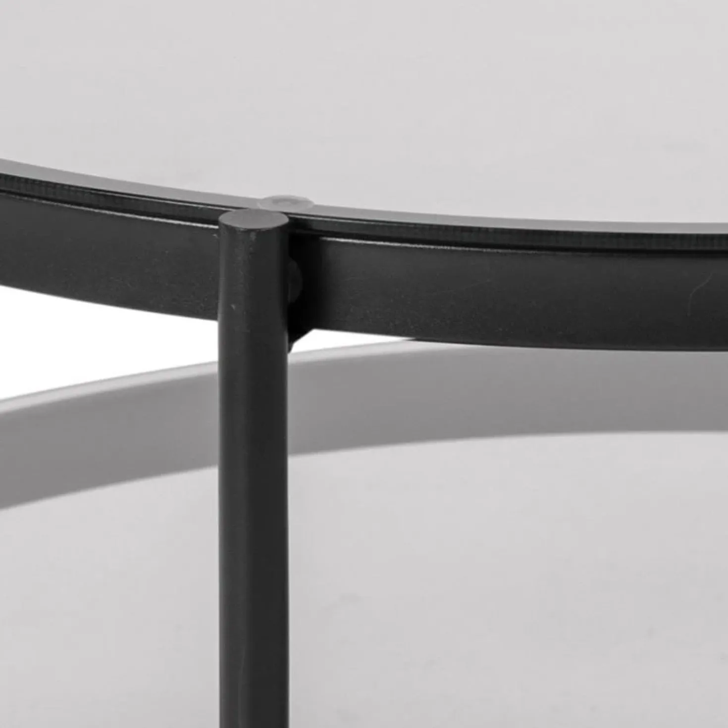 Stryn Salontafel Rond Zwart 79cm