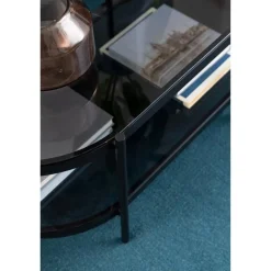 Stryn Salontafel Zwart 95cm