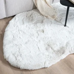 Suave vloerkleed organische vorm ivoor 160cm x 230cm