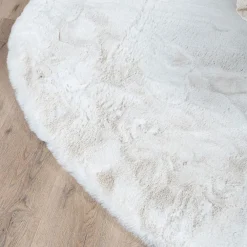 Suave vloerkleed rond ivoor 160cm x 160cm
