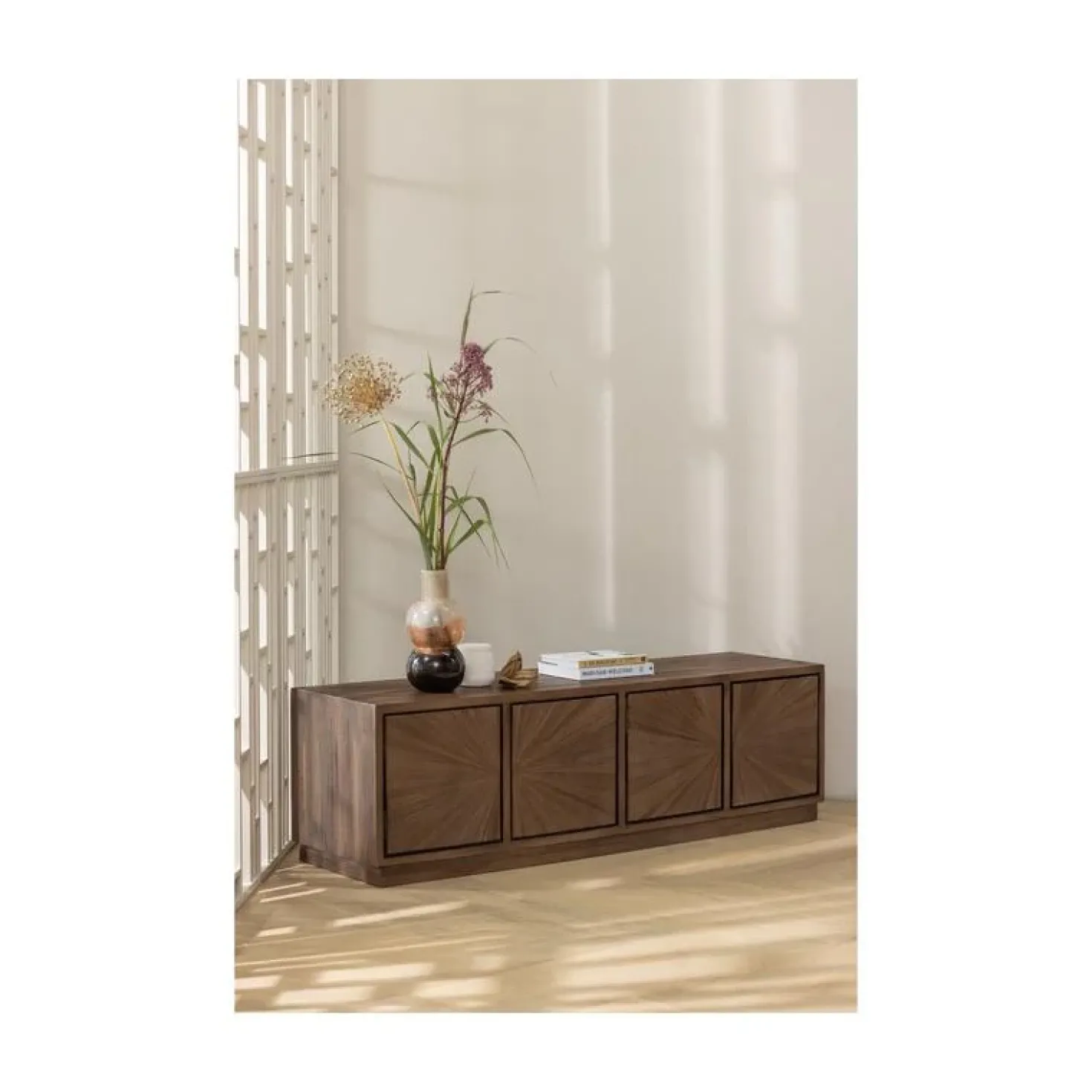 Sun Tv Meubel Teak Bruin 150cm