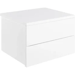 Svea zwevend Nachtkastje Wit 2 lade 37cm