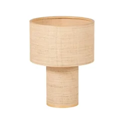 Syro 1-lichts Tafellamp Raffia 42cm
