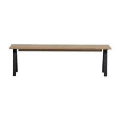 Tablo Eetkamerbank Eiken met Utrecht Poot 160cm
