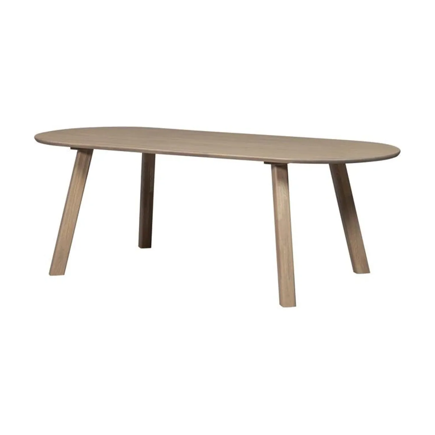 Tablo Eettafel ovaal VL Eikenhout pebble grey 220cm