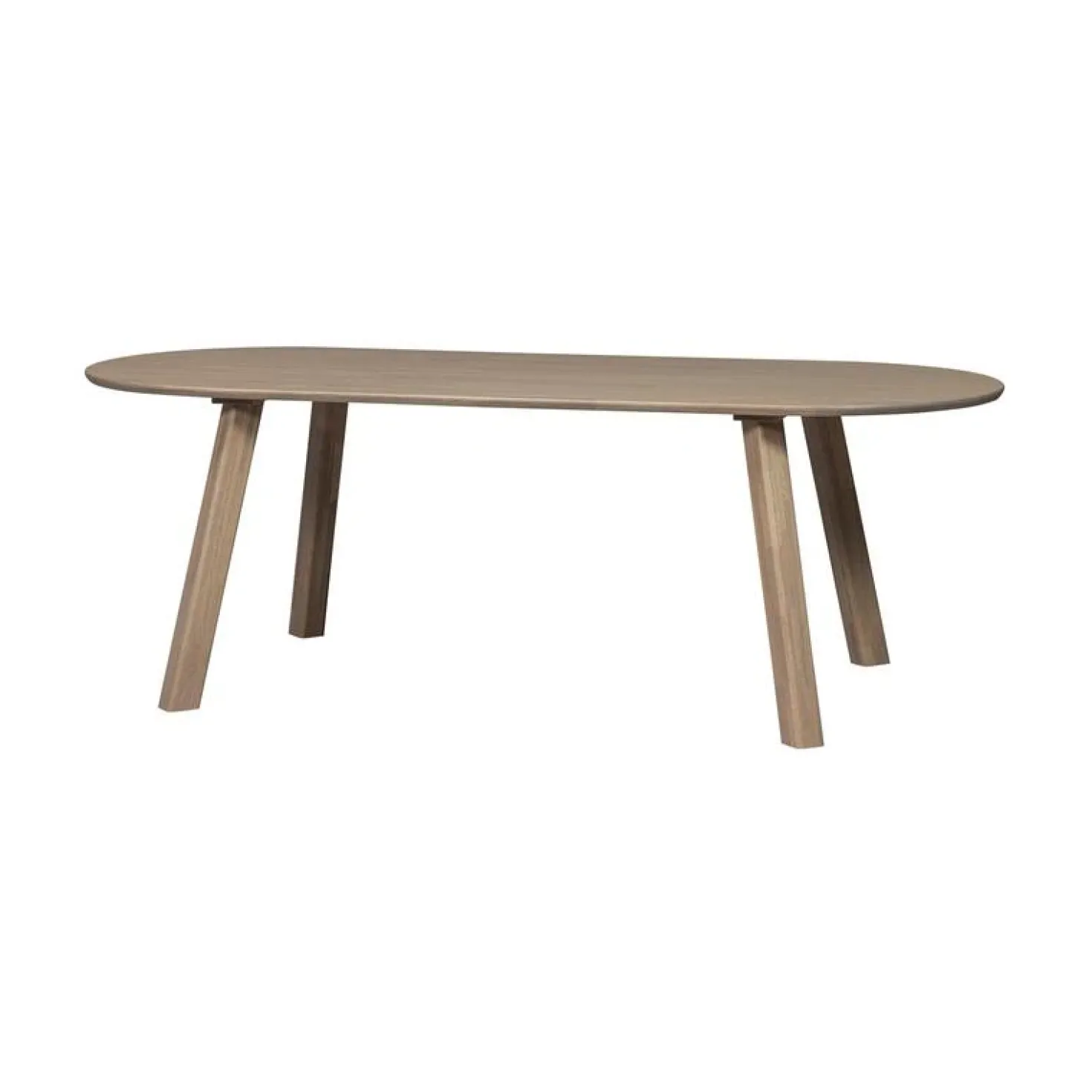 Tablo Eettafel ovaal VL Eikenhout pebble grey 220cm