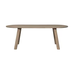 Tablo Eettafel ovaal VL Eikenhout pebble grey 220cm