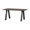 Tablo Eettafel rechthoek Eikenhout mystic brown 160cm