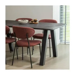 Tablo Eettafel rechthoek Eikenhout mystic brown 160cm