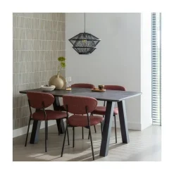 Tablo Eettafel rechthoek Eikenhout mystic brown 160cm