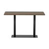 Tablo Eettafel rechthoek VL Eikenhout cashmere brown 120cm