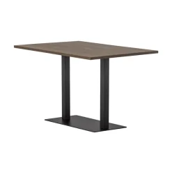 Tablo Eettafel rechthoek VL Eikenhout cashmere brown 120cm