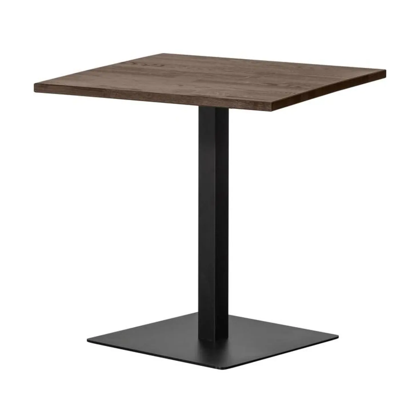 Tablo Eettafel vierkant VL Eikenhout cashmere brown 80cm