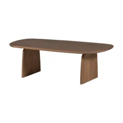 Tablo Salontafel organisch Eikenhout cashmere brown 110cm