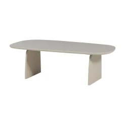 Tablo Salontafel organisch Eikenhout dakargrau 110cm