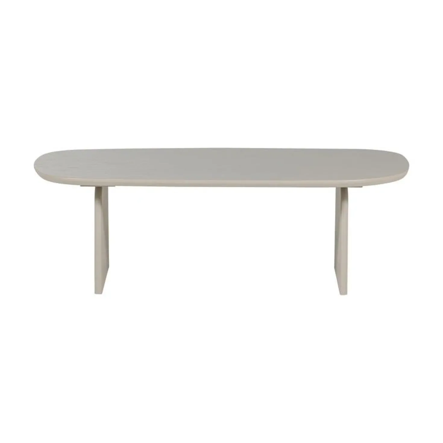 Tablo Salontafel organisch Eikenhout dakargrau 110cm