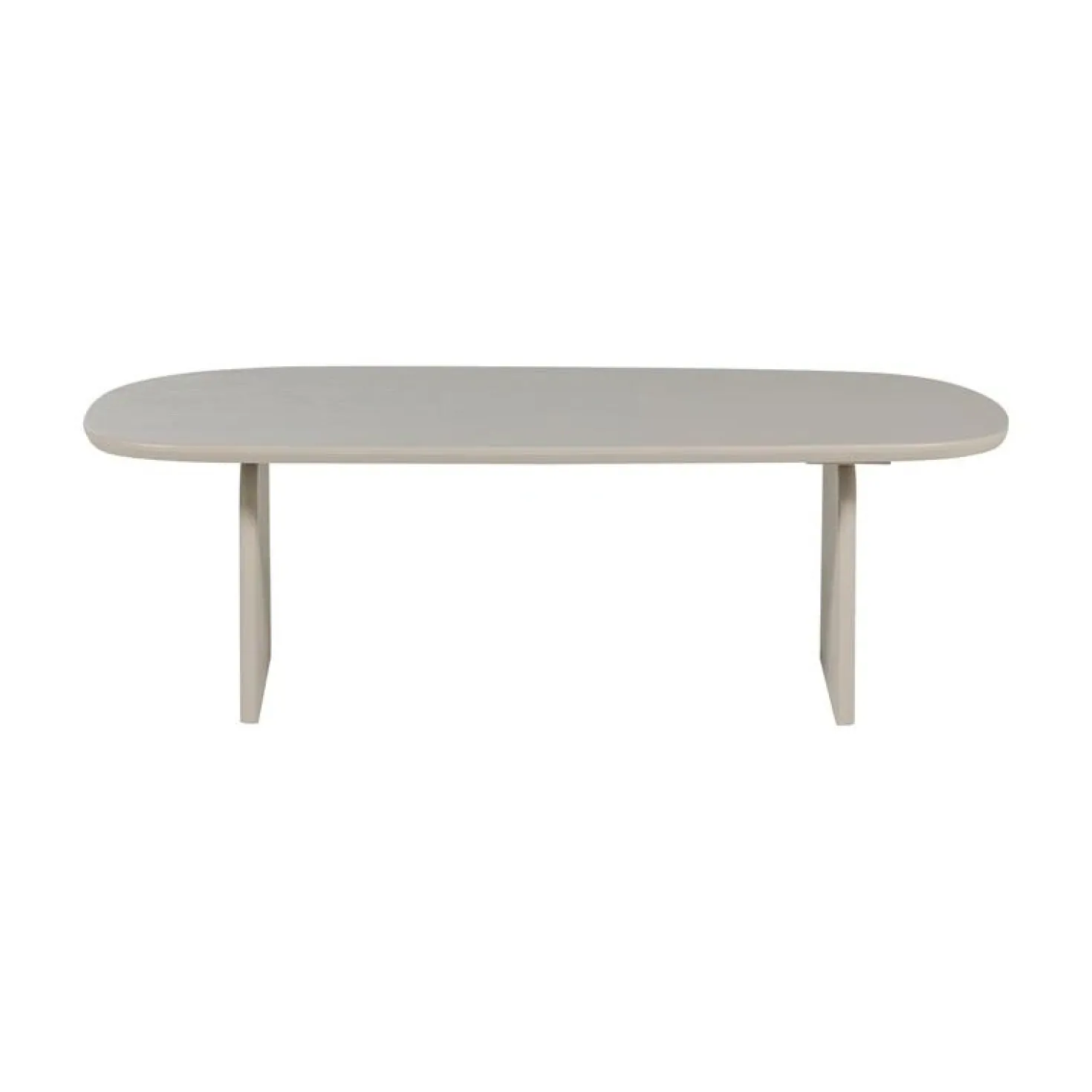 Tablo Salontafel organisch Eikenhout dakargrau 110cm