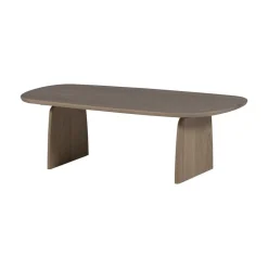 Tablo Salontafel organisch Eikenhout pebble grey 110cm