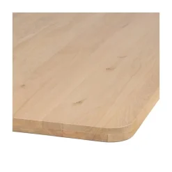 Tablo Tafelblad Eikenhout naturel Curved 200x90cm