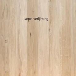 Tablo tafelbladen Deens ovaal met panel randafwerking (zelf samenstellen)