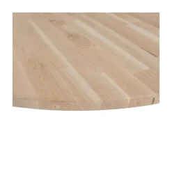 Tablo Tafelblad Rond Eiken Onbehandeld 120cm