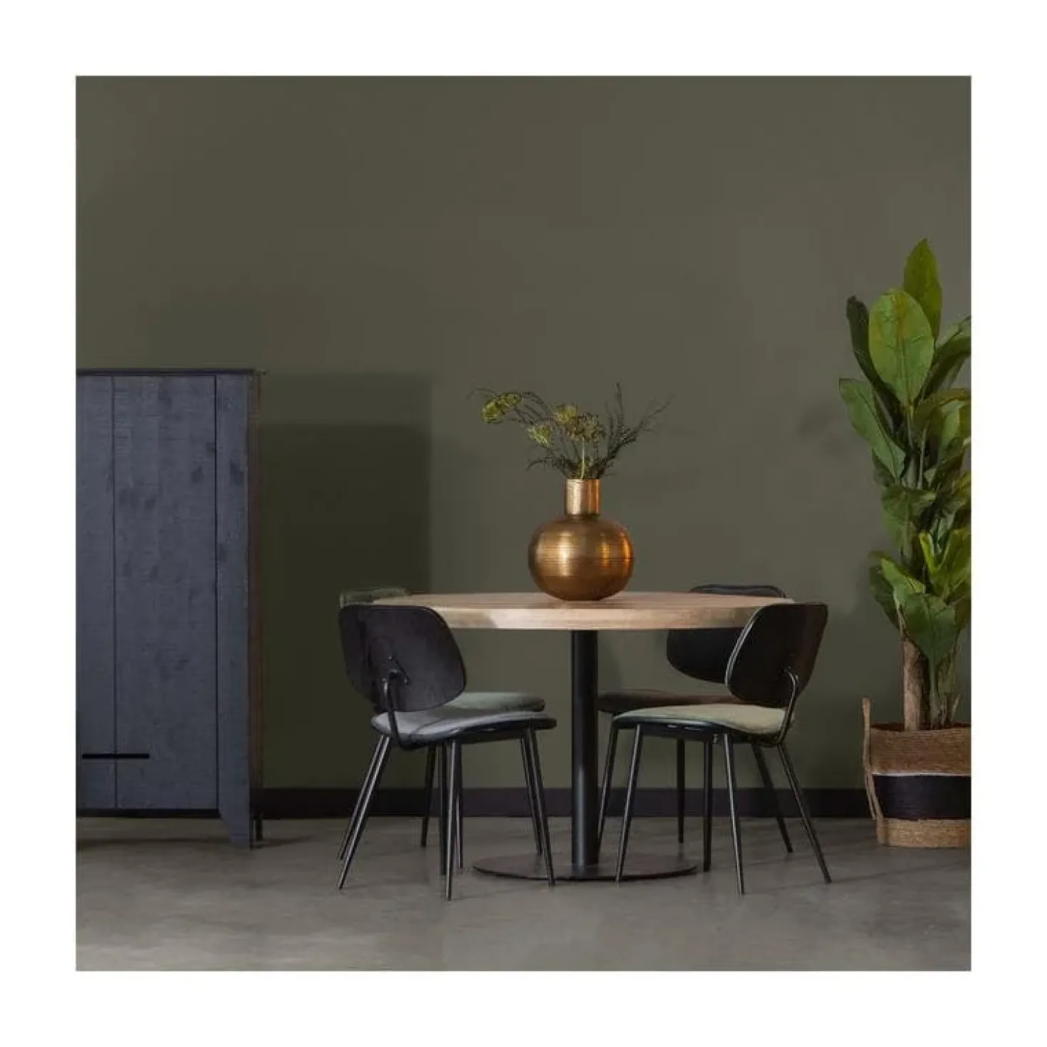 Tablo Tafelblad rond Mangohout 120cm