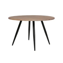 Tafel poot conisch metaal zwart (2-standen)