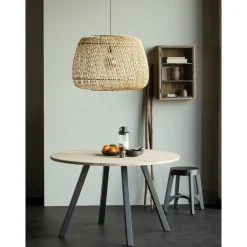 Tafel poot vierkant metaal zwart (2-standen)