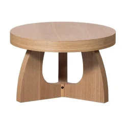 Tala Bijzettafel MDF Rond Naturel 55cm