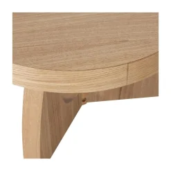 Tala Bijzettafel MDF Rond Naturel 55cm